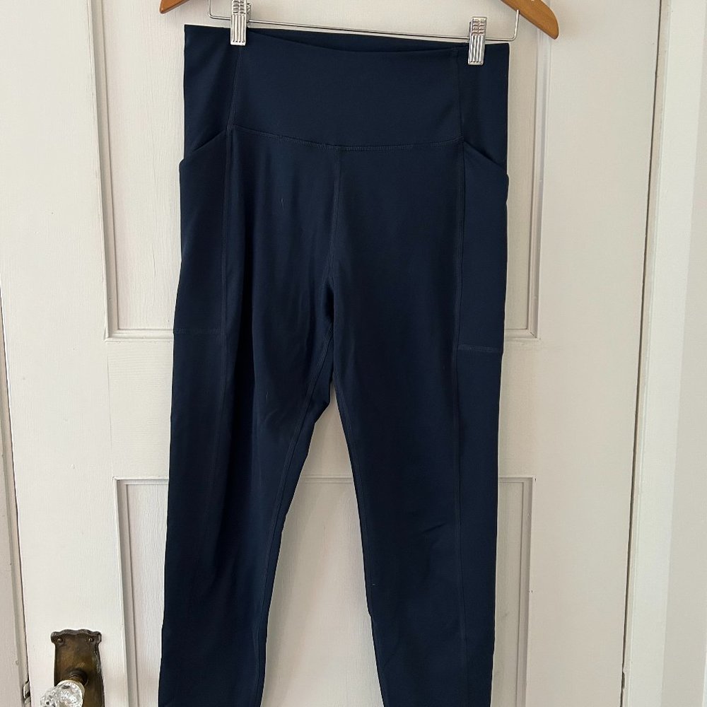 Girlfriend Collective Compressive Pocket Legging, Midnight colour, size L